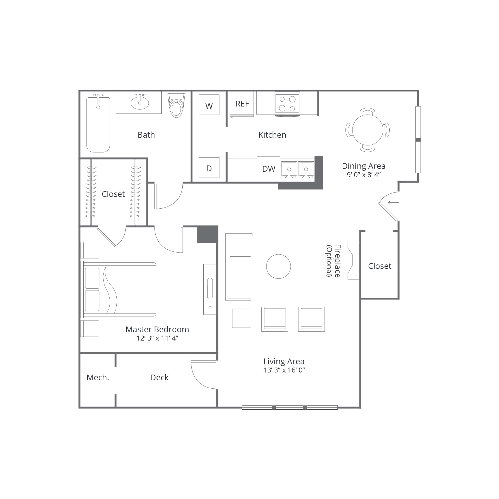 View Willow Grove Apartment Homes Apartment Floor Plans