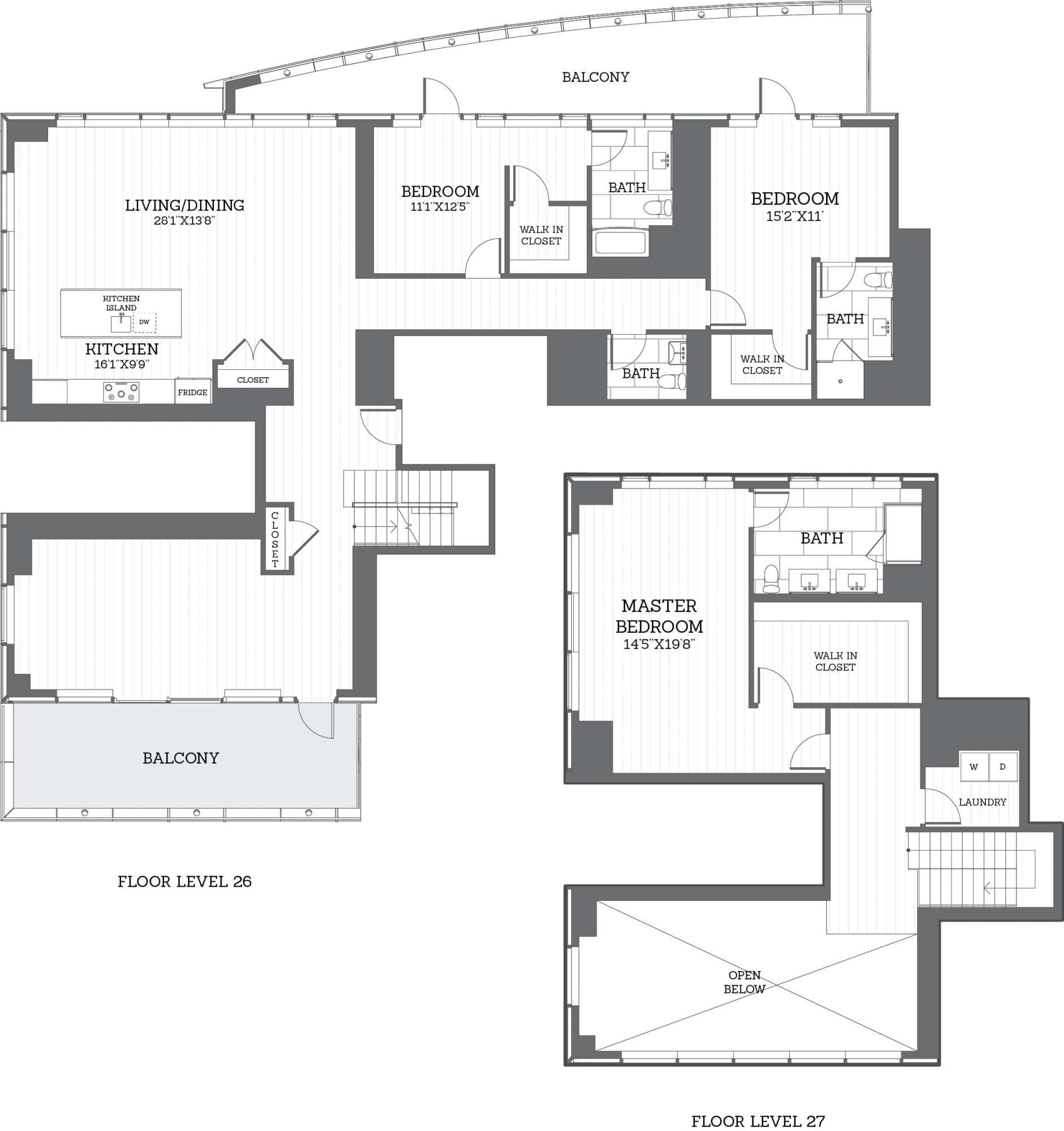 View 30 Dalton Apartment Floor Plans Studios 1 2 3