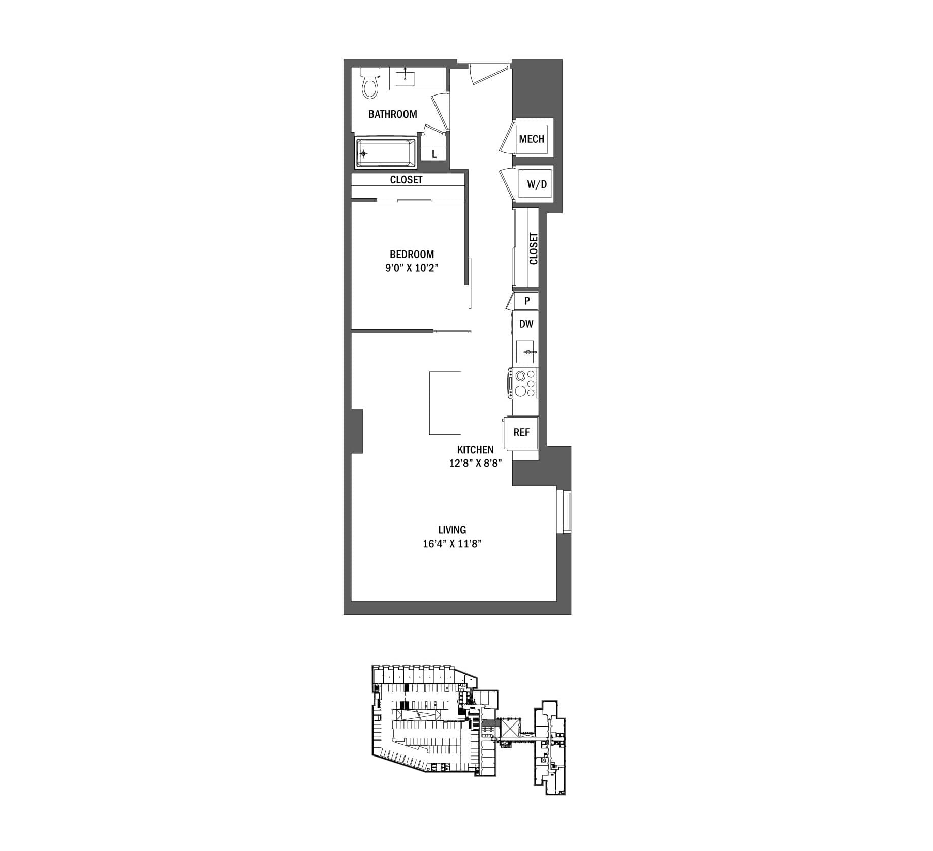 View Signature At Reston Town Center Apartment Floor Plans