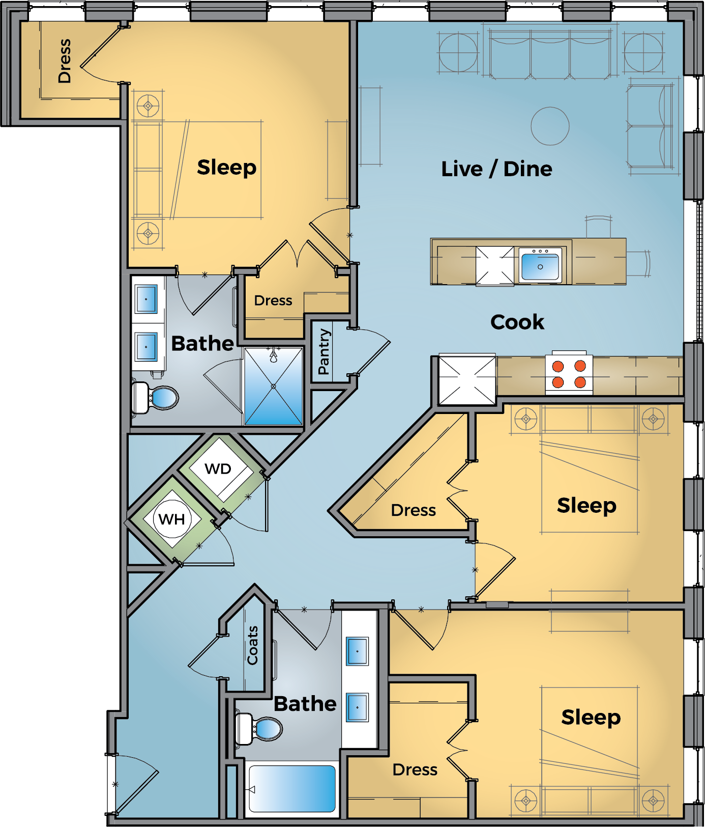 Cameron Square Luxury Apartments in DC Metro Bozzuto