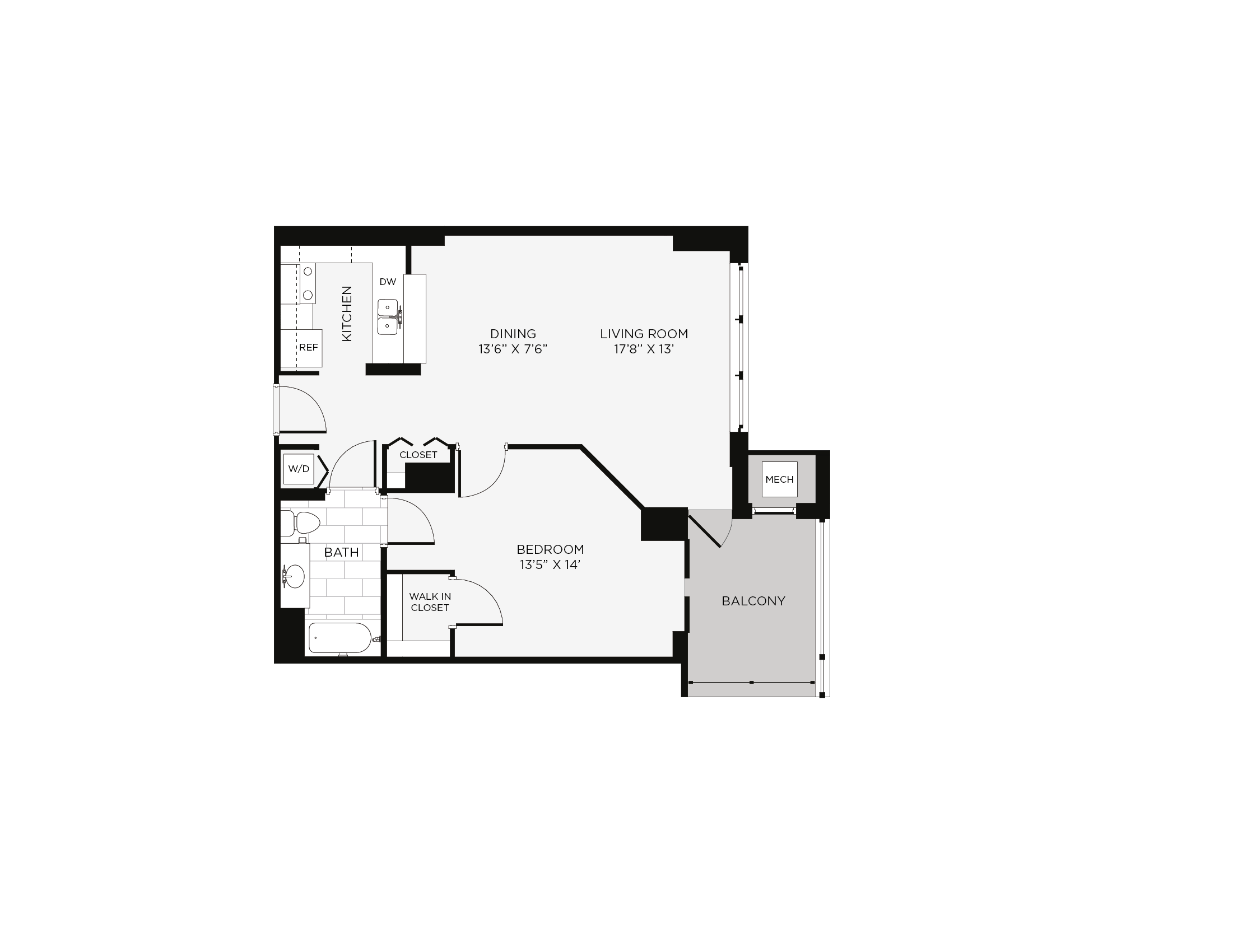 The Magnolia - Floor Plans | Luxury Apartments in DC Metro | Bozzuto