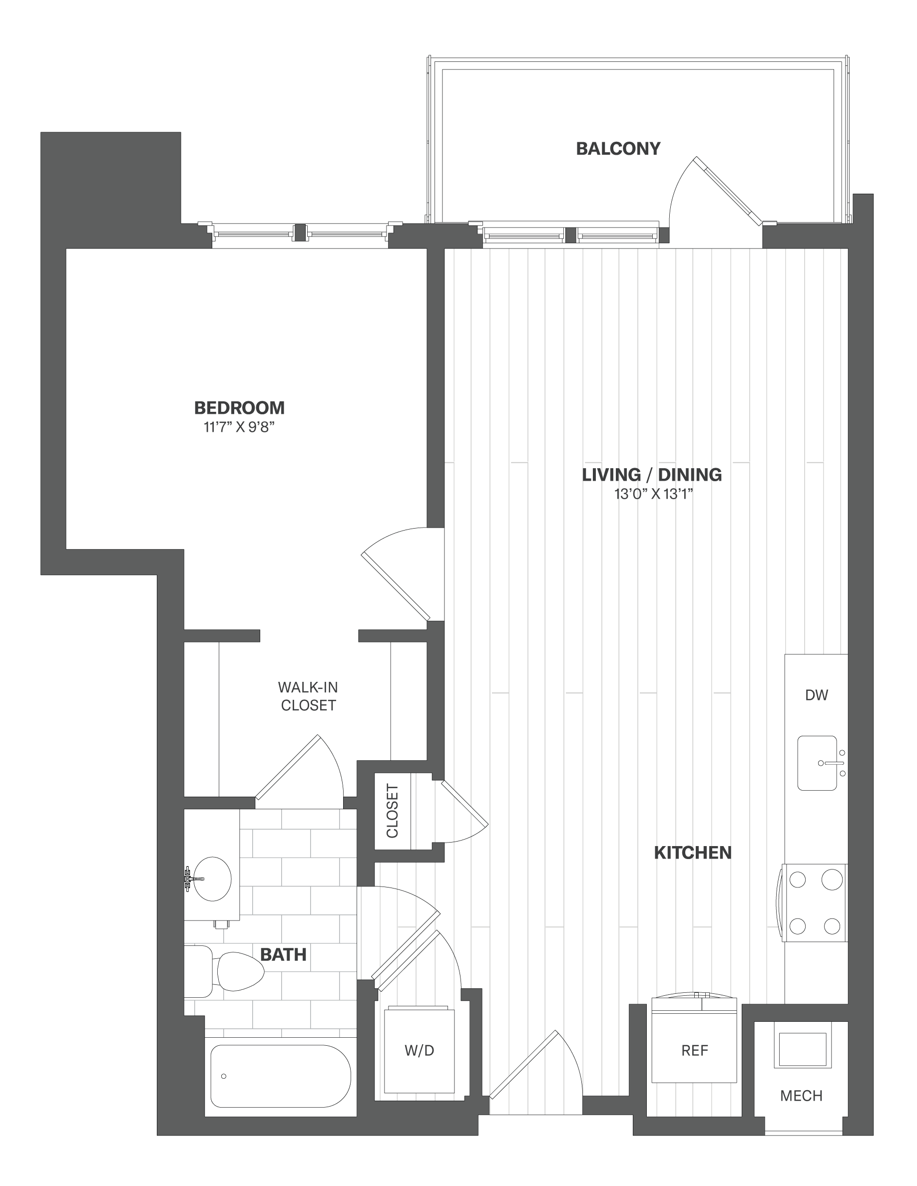 Emblem 125 | Floor Plans | Luxury Apts in Providence | Bozzuto