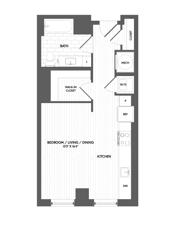 Liberty Harbor East | Floor Plans | Apts in Baltimore | Bozzuto