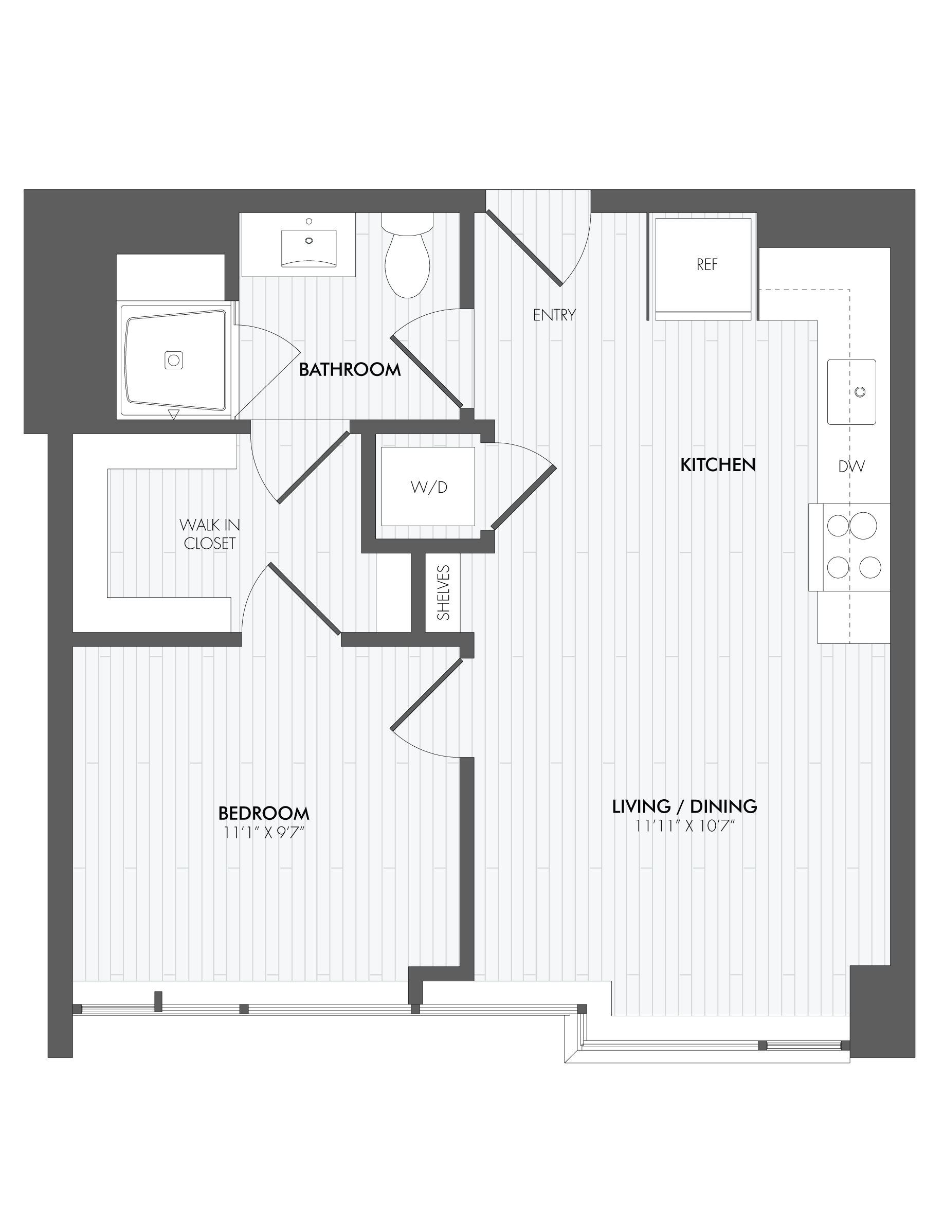 4040 Wilson - Floor Plans | Luxury Apartments in DC Metro | Bozzuto