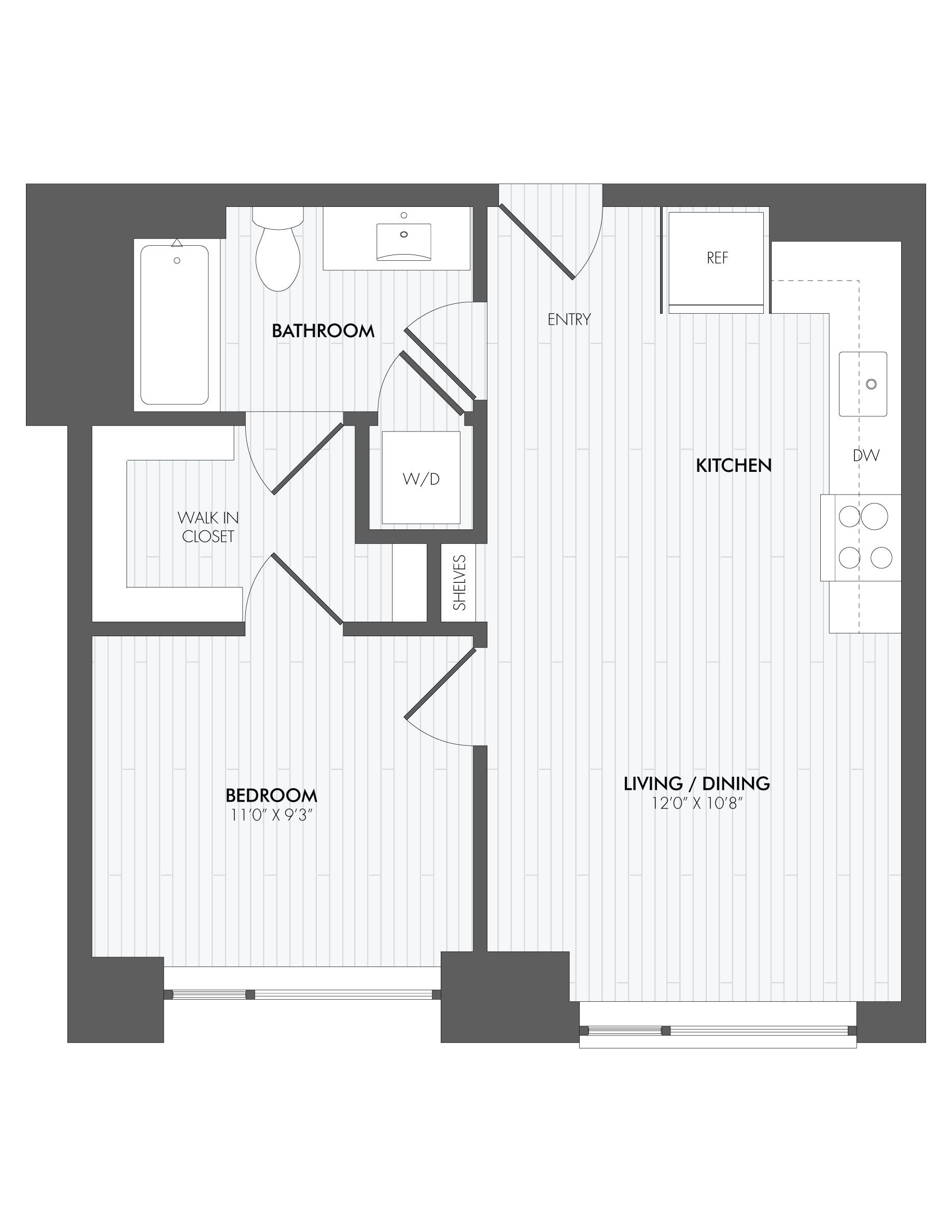 4040 Wilson - Floor Plans | Luxury Apartments in DC Metro | Bozzuto