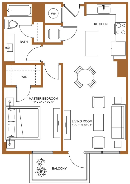 The Hue Midtown - Floor Plans | Luxury Apartments in Atlanta Apartments ...