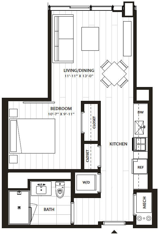 Cora - Floor Plans | Luxury Apartments in Tampa | Bozzuto