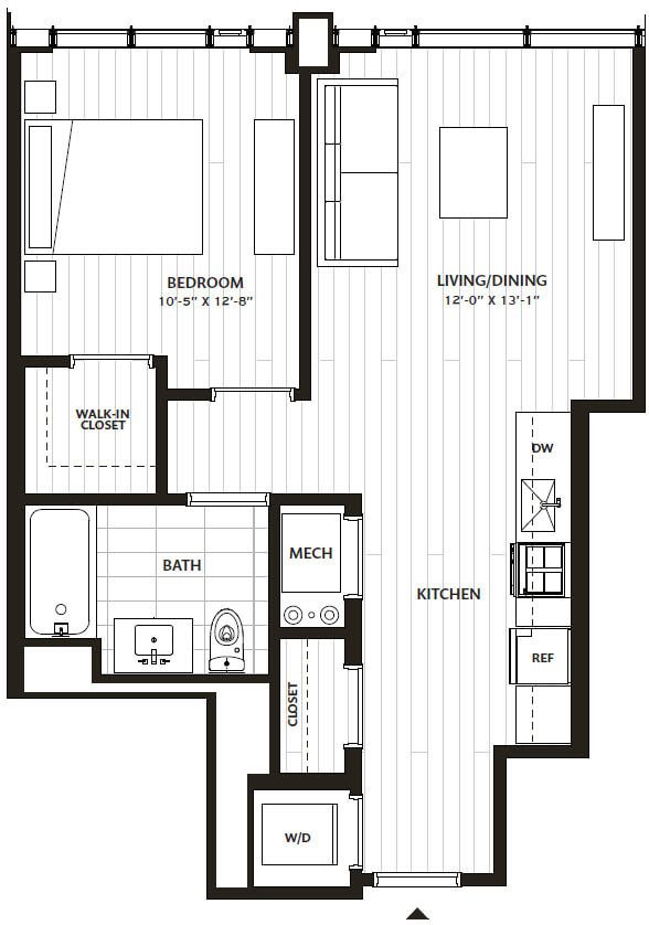 Cora - Floor Plans | Luxury Apartments in Tampa | Bozzuto