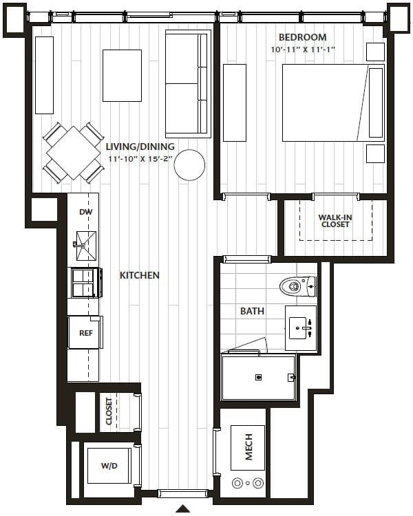 Cora - Floor Plans | Luxury Apartments in Tampa | Bozzuto