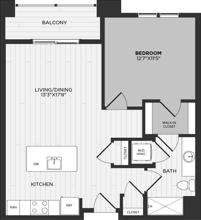 Floor Plans | Prado | Luxury Apartments in Milwaukee | Bozzuto