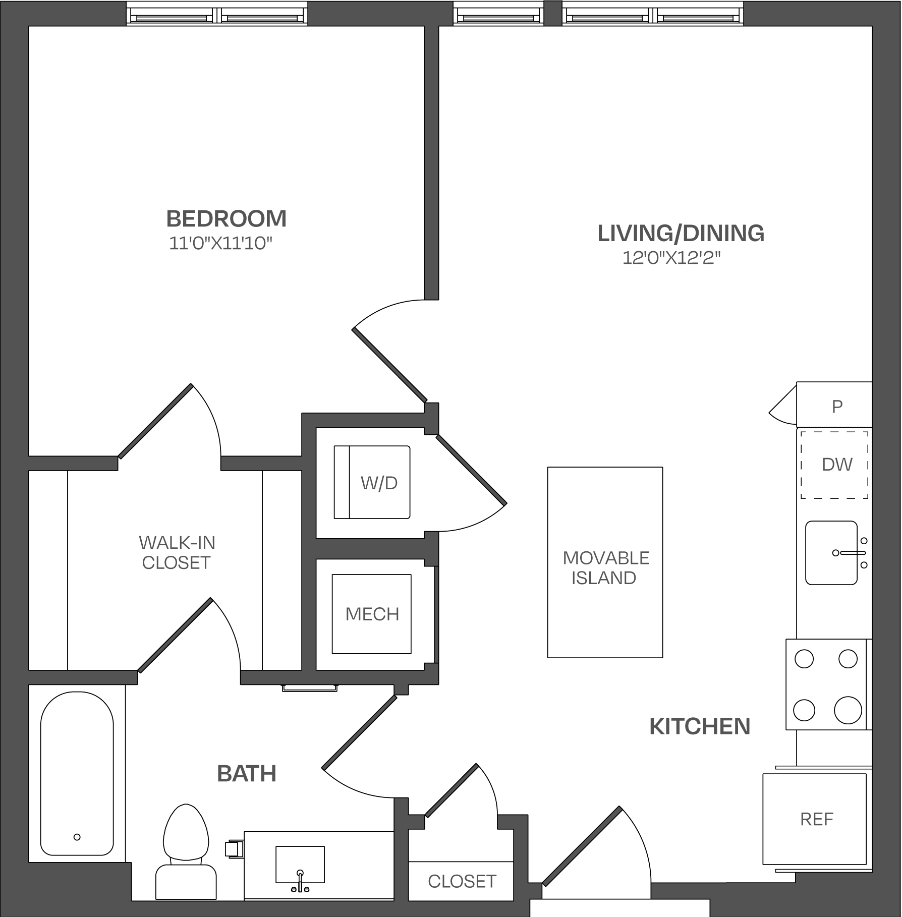 Oakville - Floor Plans | Luxury Apartments in DC Metro | Bozzuto