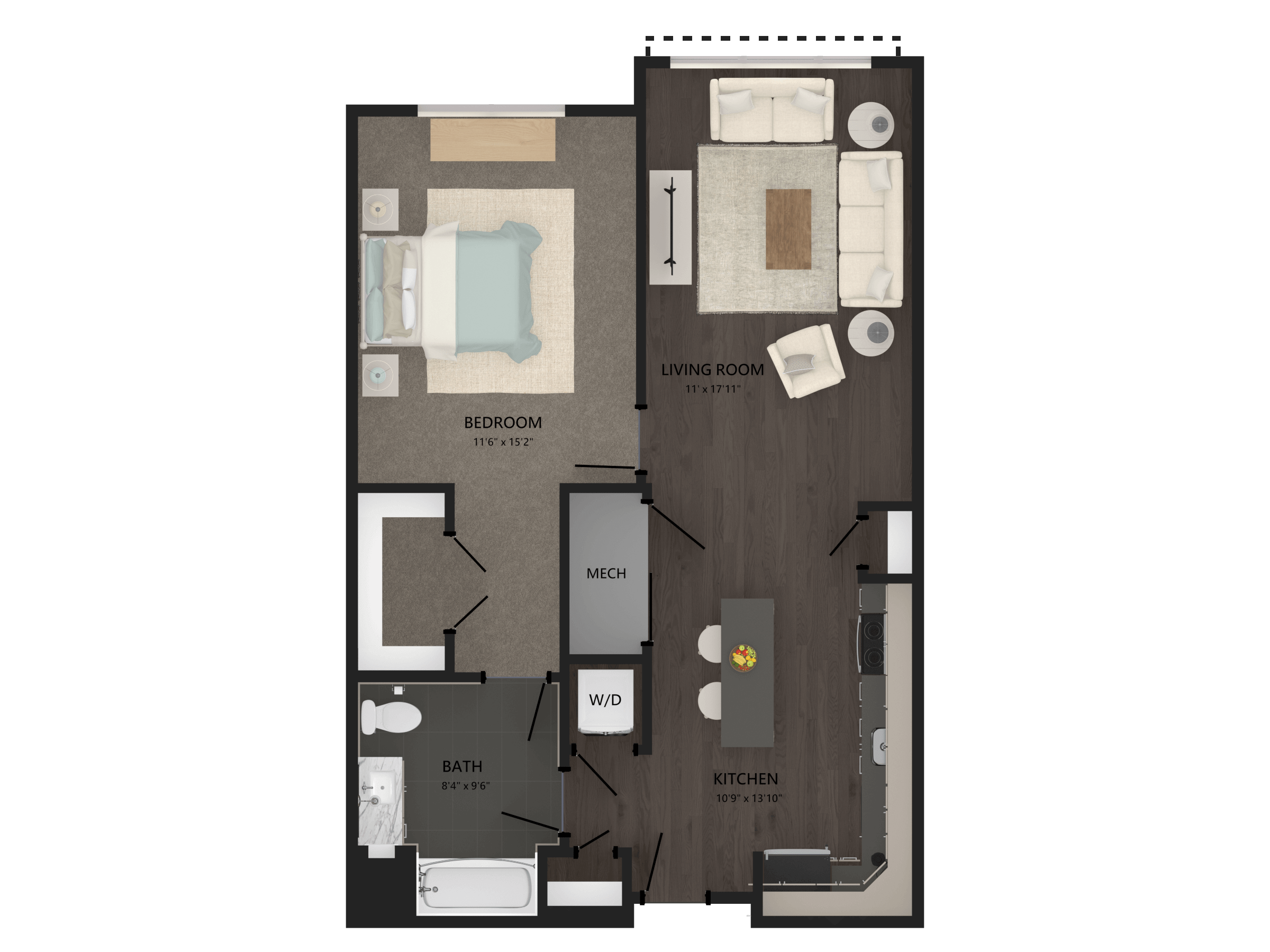 Carraway - Floor Plans | Luxury Apartments in NYC Metro | Bozzuto