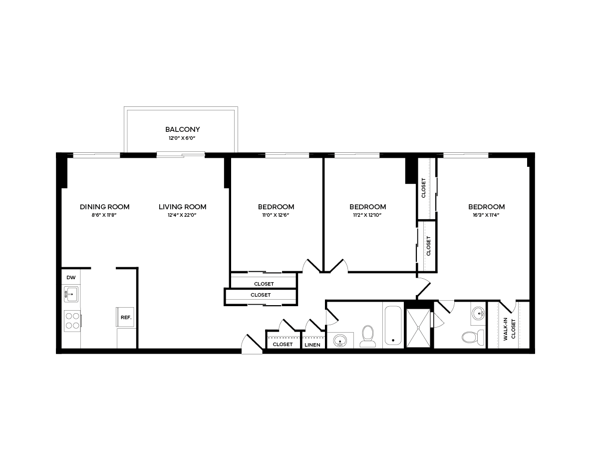 Plaza Towers | Floor Plans | DC Luxury Apartments | Bozzuto