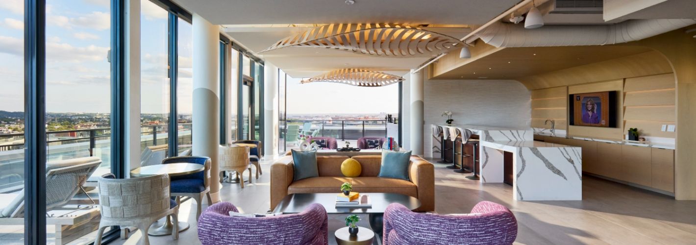 The 202 : Revel in sun soaked rooftop louunge spaces